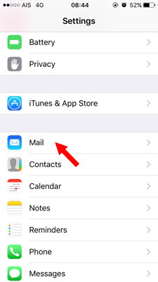 การตั้งค่า Email บน iPhone & iPad