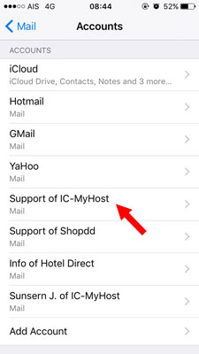 การตั้งค่า Email บน iPhone & iPad